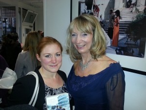 Helen and author Gill Paul.