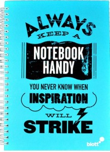 7400 Notebook A5 book inspiration blue