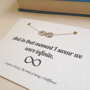 Infinity charm necklace