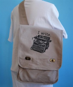 I Write Messenger Bag