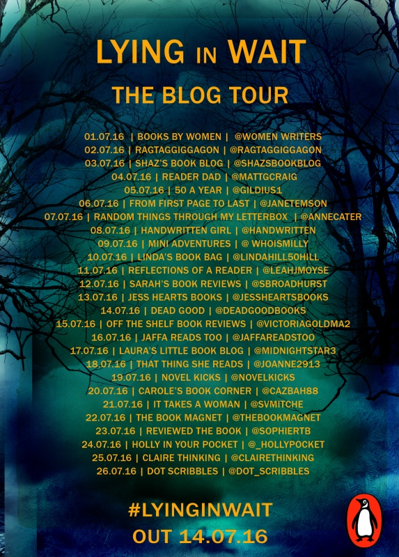 lying in wait blog tour