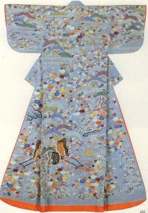 Gorgeous kimono worn by women of the Women's Palace