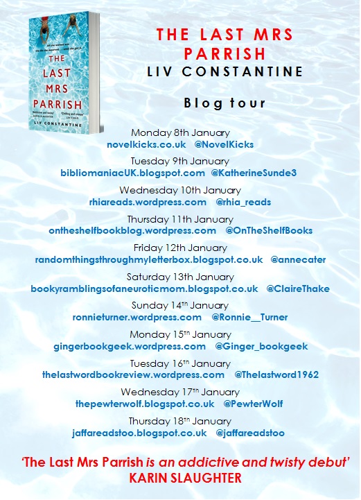 The Last Mrs Parrish blog tour banner