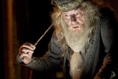 Michael Gambon as Dumbledore in Harry Potter and the Goblet of Fire.