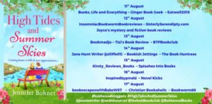 High Tides and Summer Skies blog tour banner
